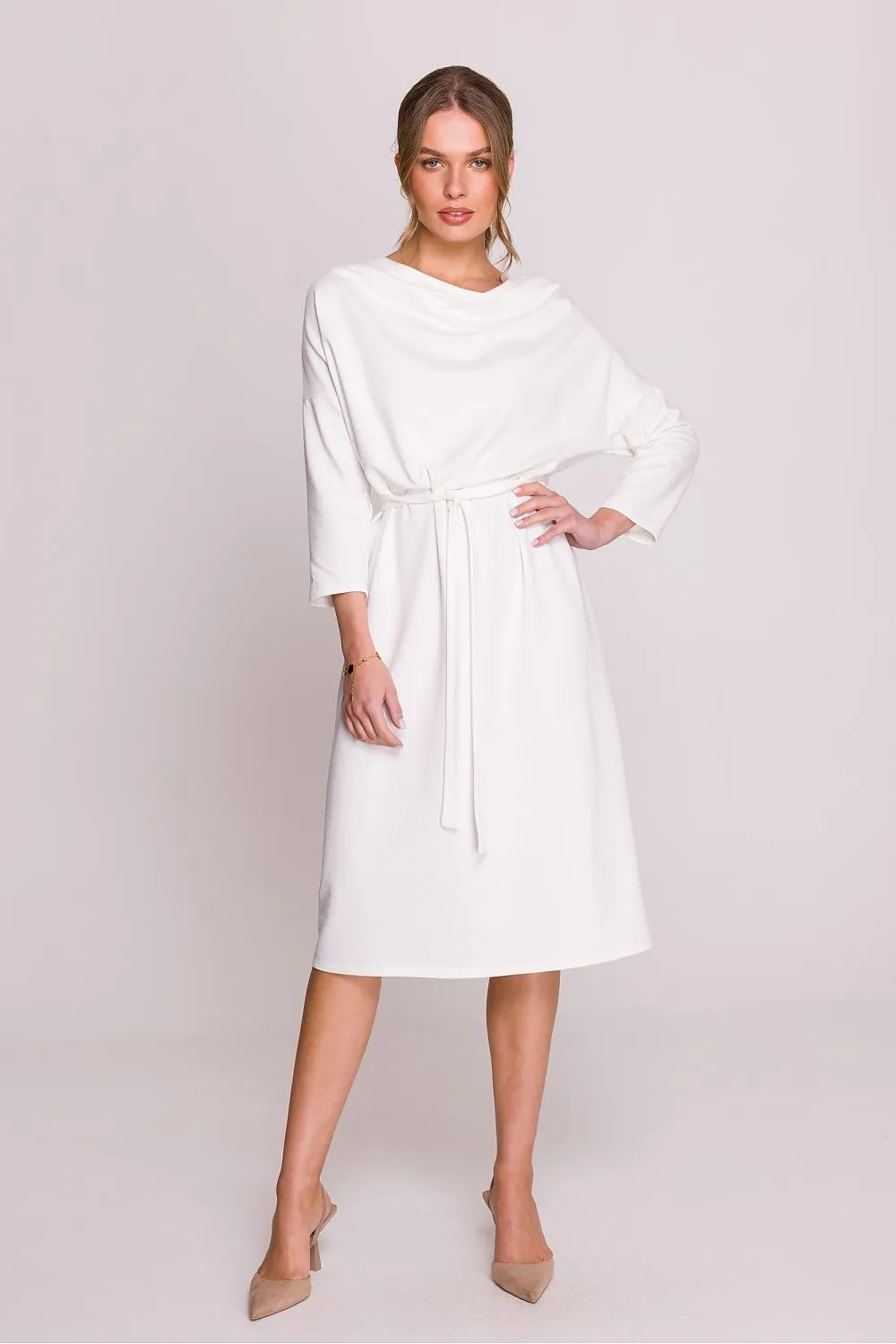 Elegant Water Neck Oversized Dress