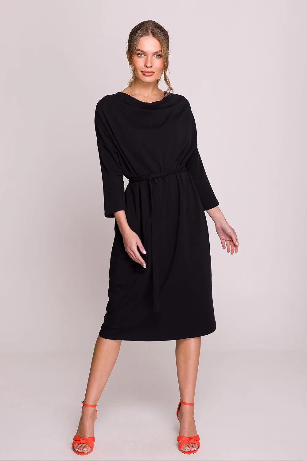 Elegant Water Neck Oversized Dress