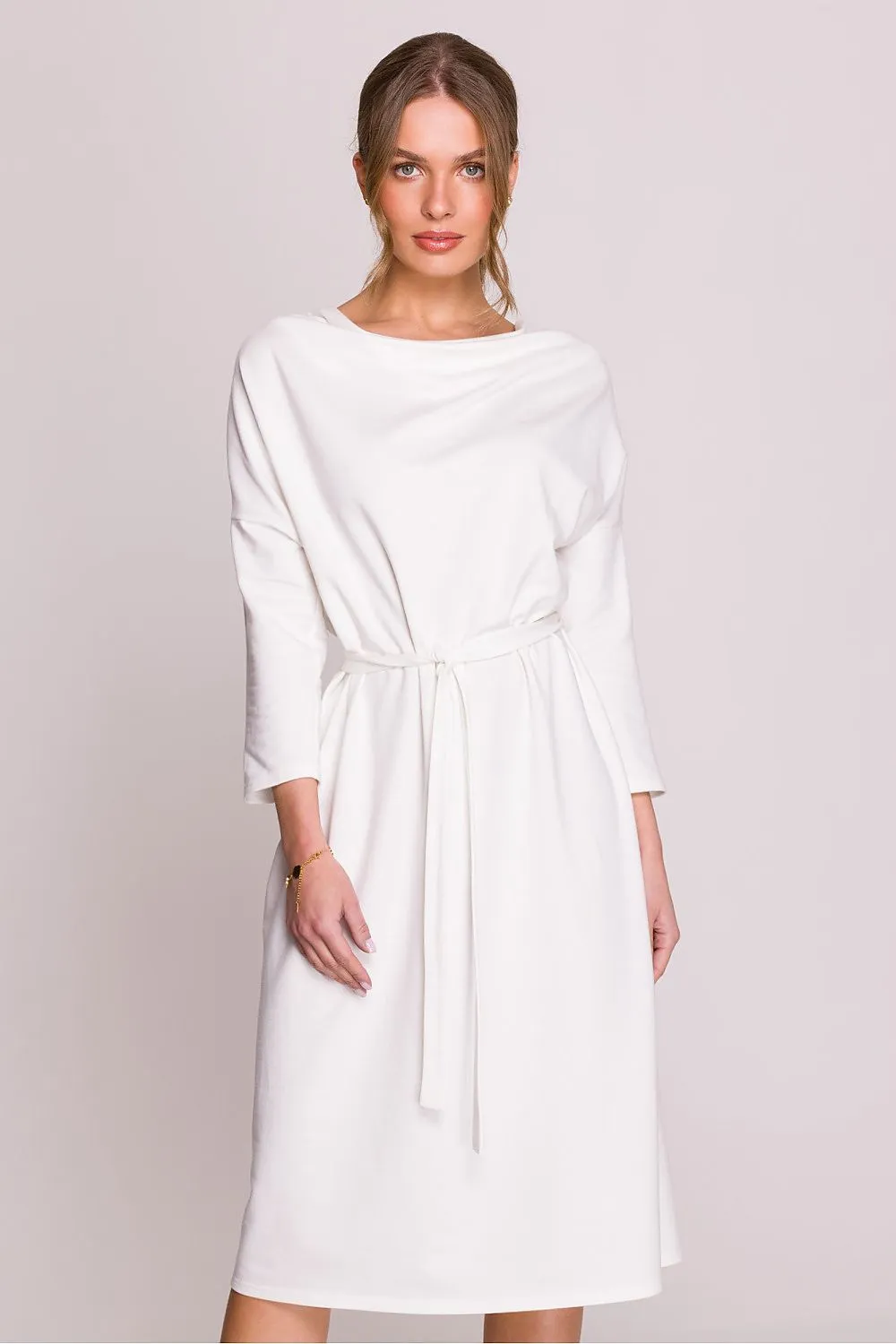 Elegant Water Neck Oversized Dress