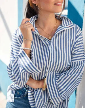 Emerson Top | Navy Stripe