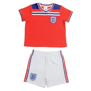 England Football 1982 Retro Away Baby T-Shirt & Shorts Set