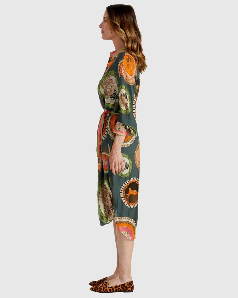 Ernst Dress - Plate Green