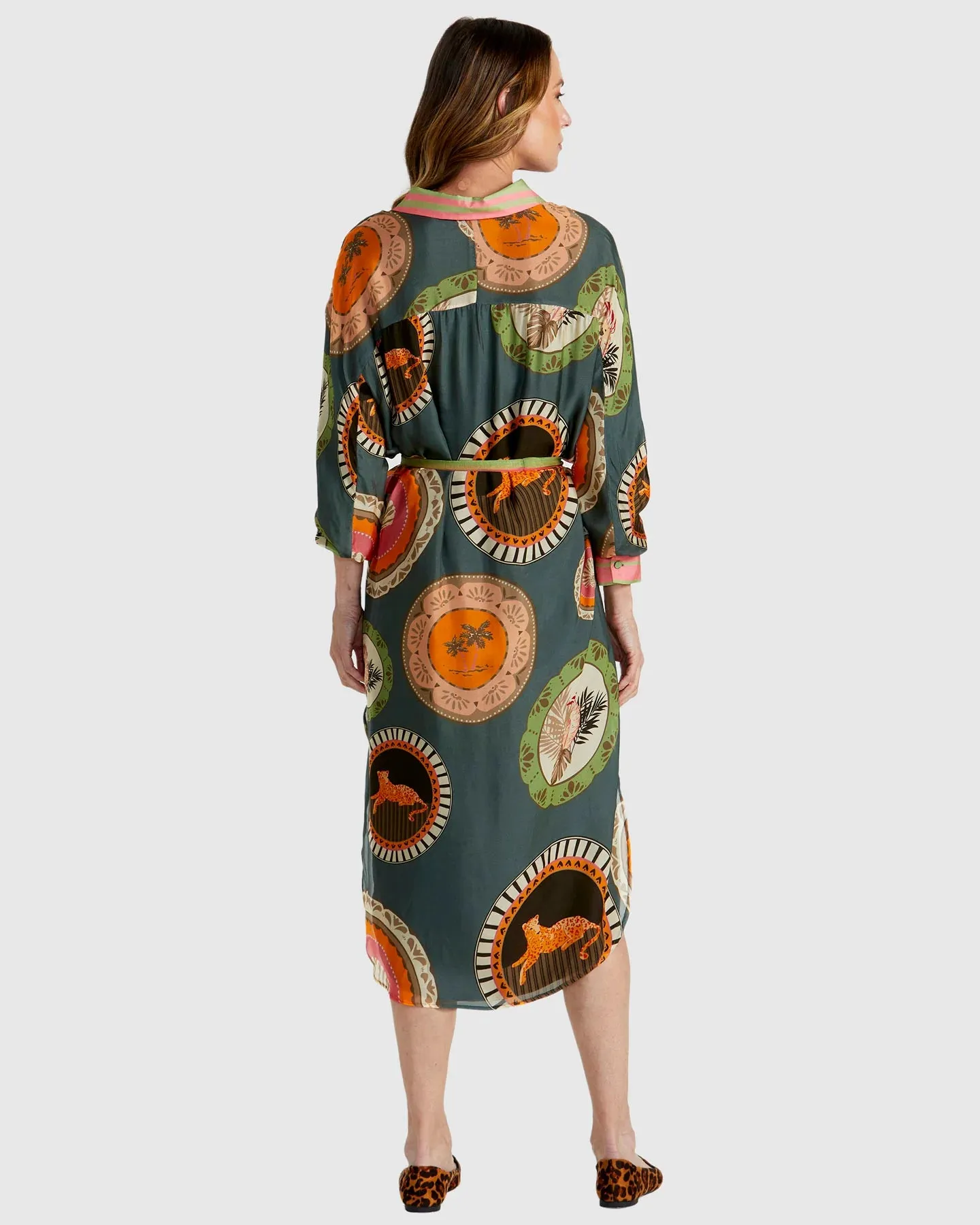 Ernst Dress - Plate Green