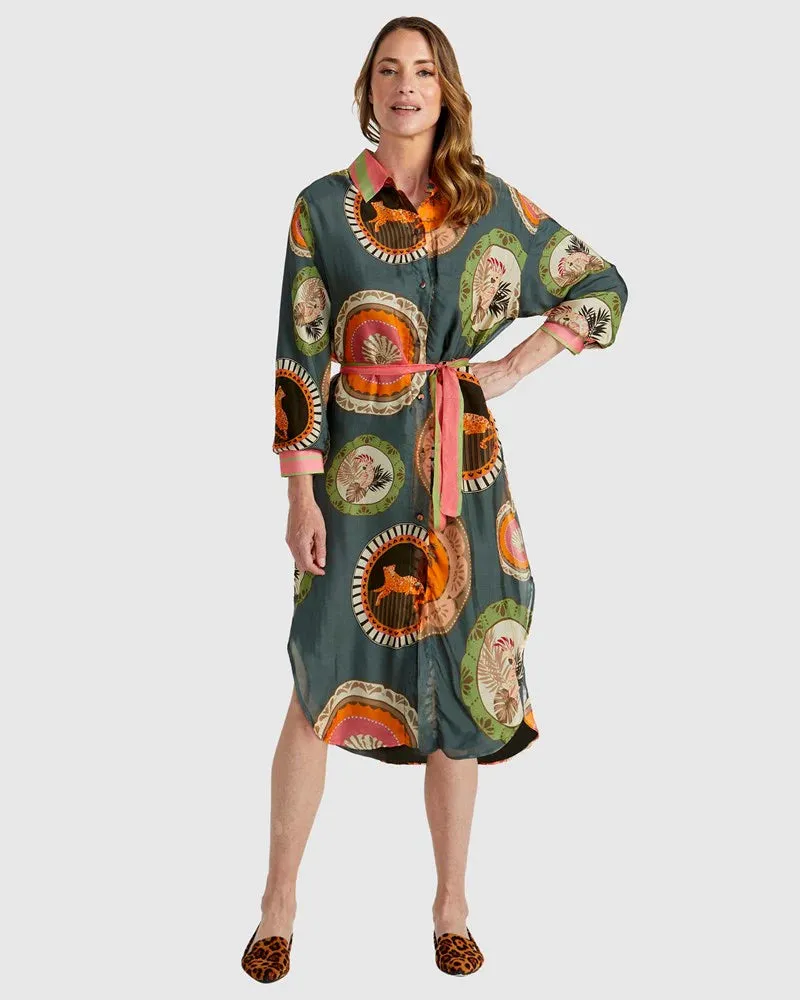 Ernst Dress - Plate Green