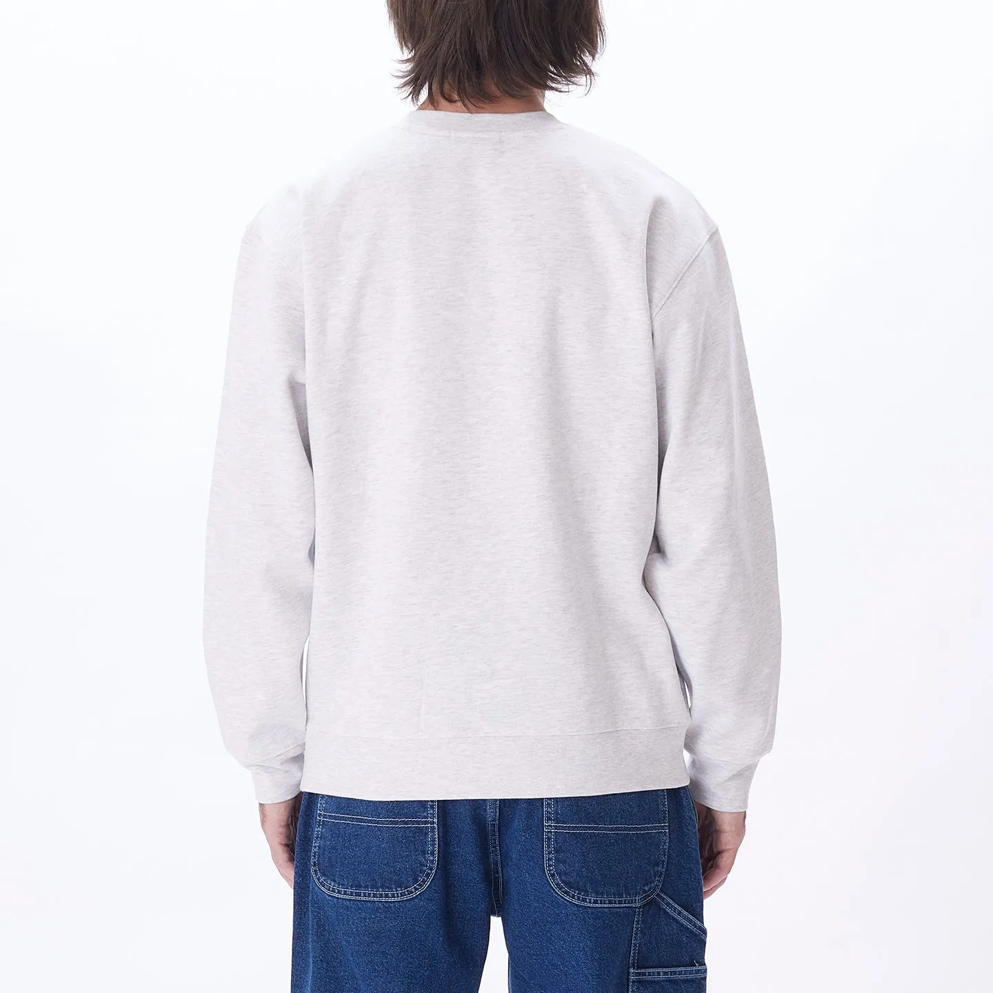 Established works eyes crew ii Ash grey