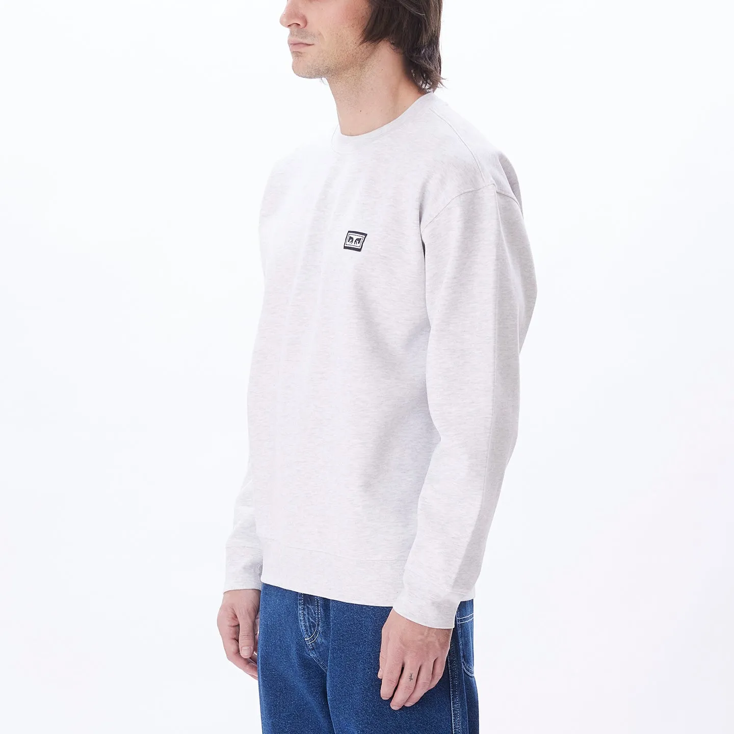 Established works eyes crew ii Ash grey