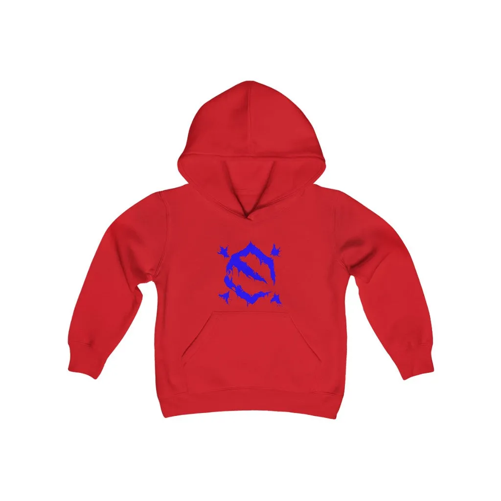 EZ MIL EMBLEM Youth Heavy Blend Hooded Sweatshirt