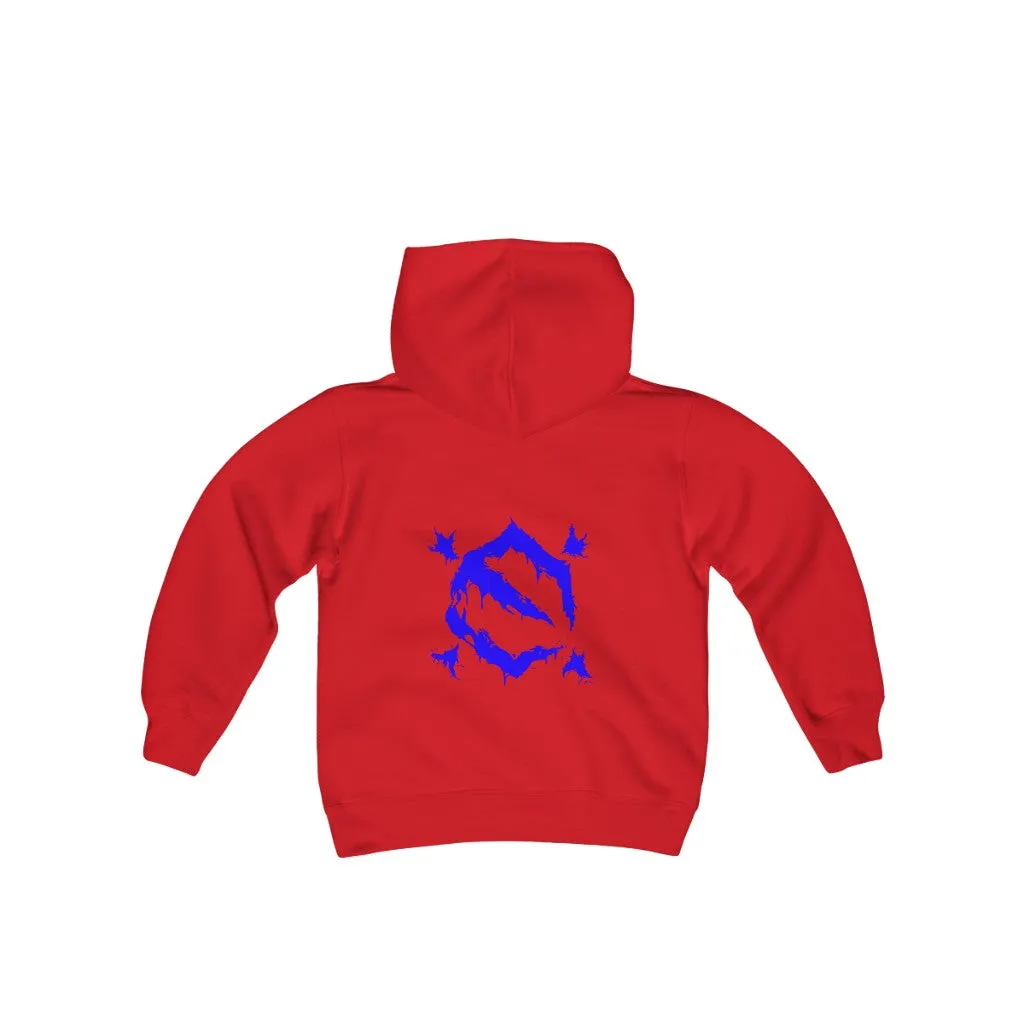 EZ MIL EMBLEM Youth Heavy Blend Hooded Sweatshirt