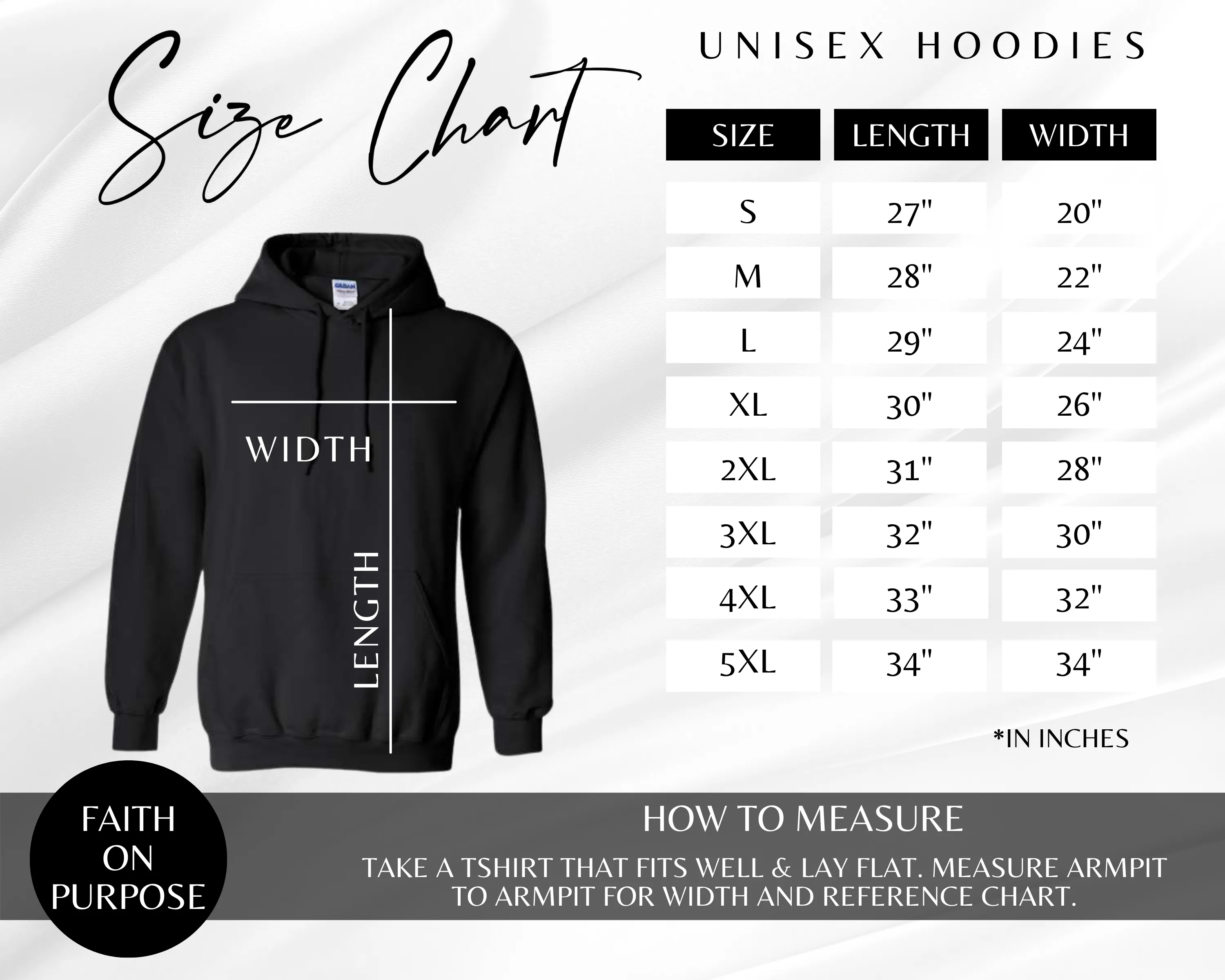 Faith On Purpose Signature Unisex Hoodie