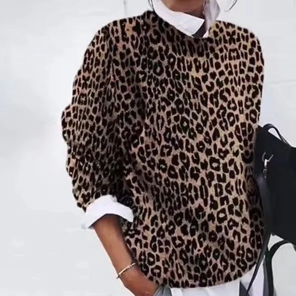 Fashionable floral sweater