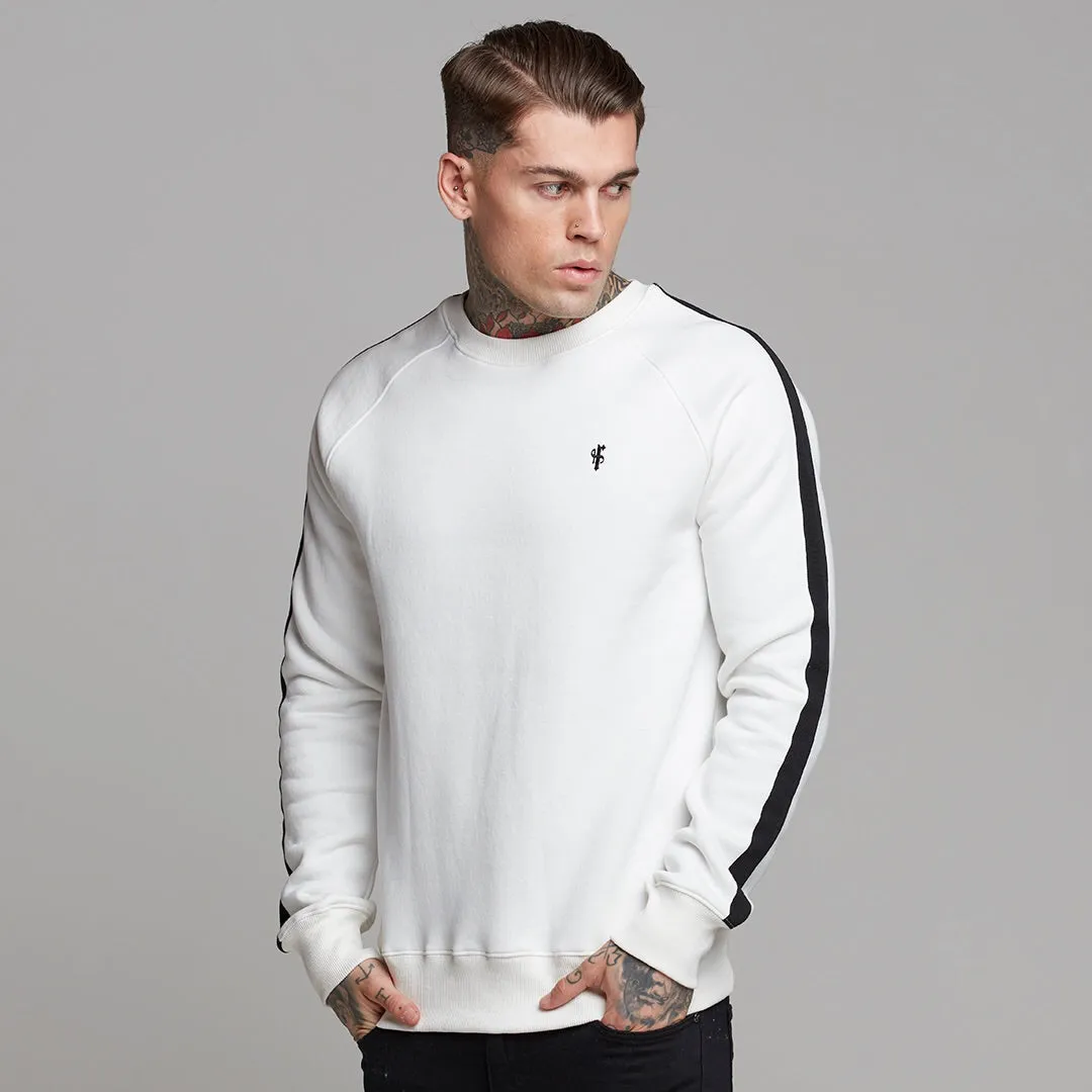 Father Sons Classic Off White With Black Stripes Jumper - FSH258 (LAST CHANCE)