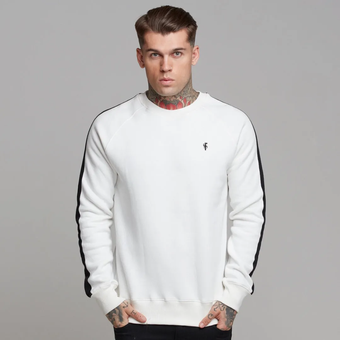 Father Sons Classic Off White With Black Stripes Jumper - FSH258 (LAST CHANCE)