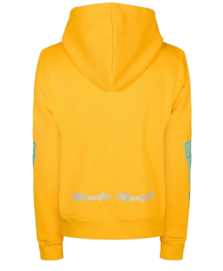 Fiesta Bull Reflective Affirmation Hoodie - Yellow