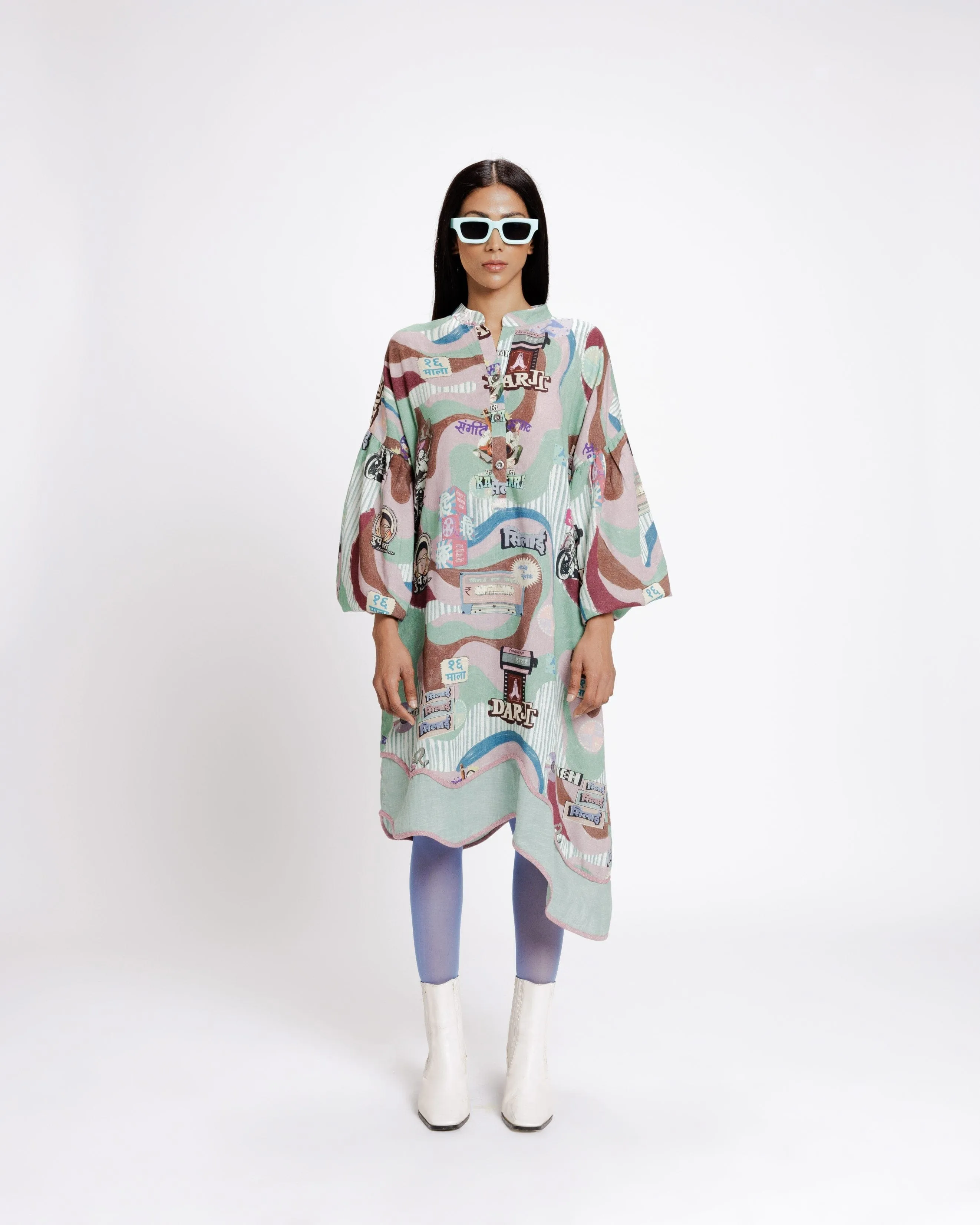 Filmy Shirt Dress
