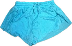 FLOWERS BY ZOE- Mesh Shorts (Aqua)