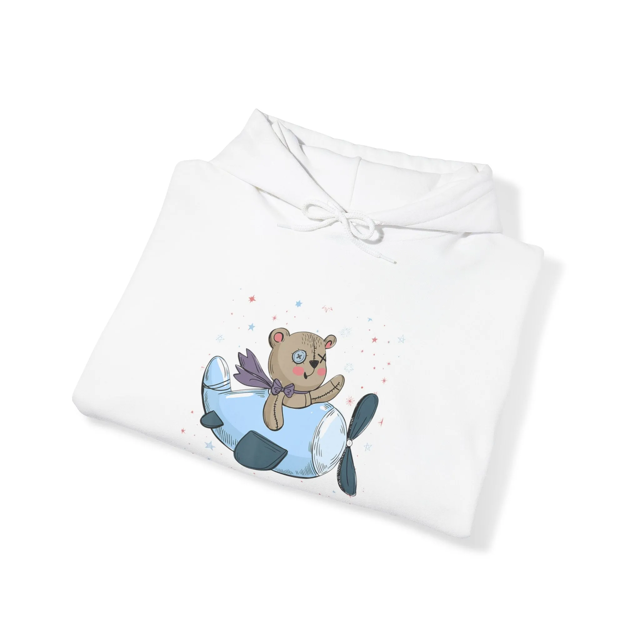 Flying Teddy Bear Hoodie