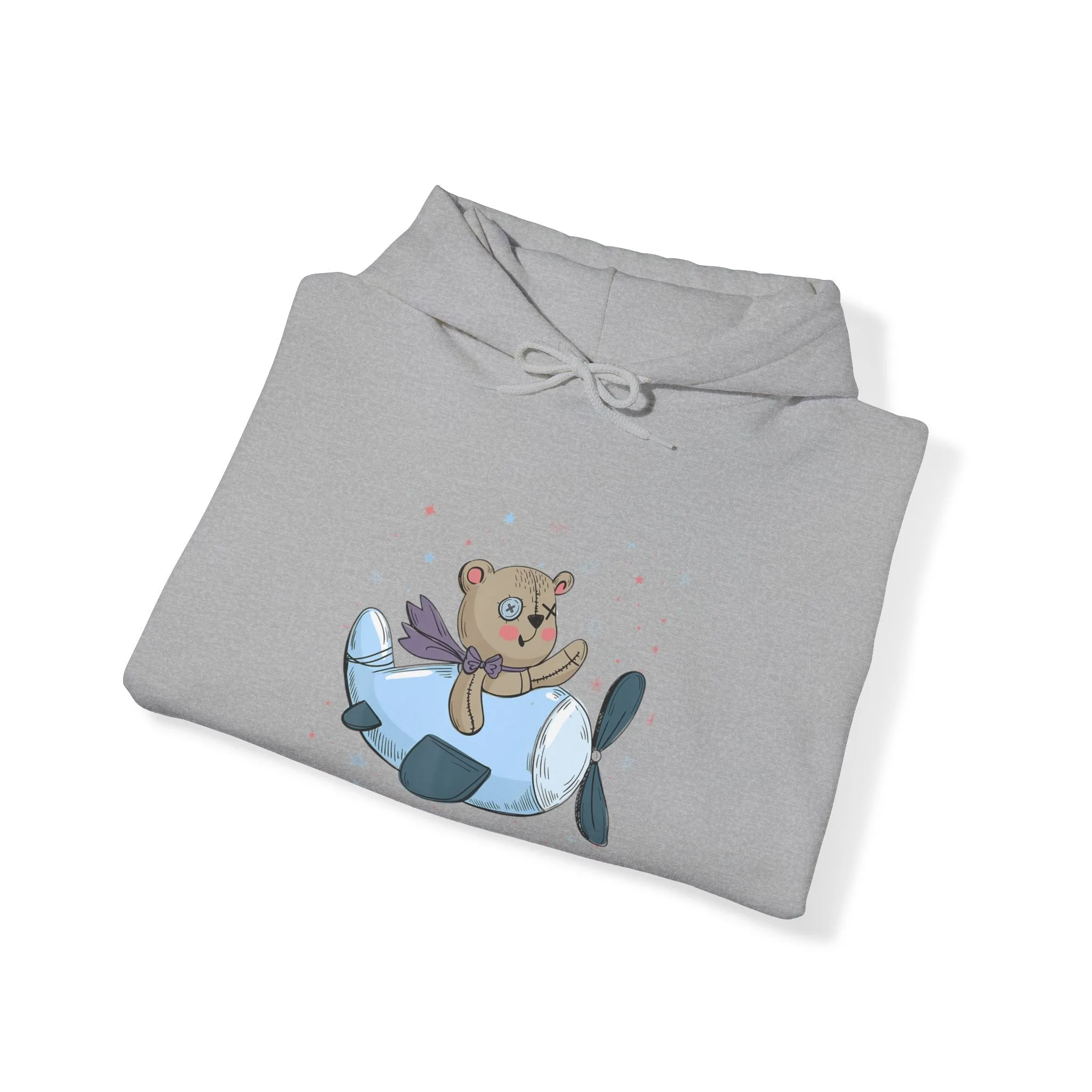 Flying Teddy Bear Hoodie