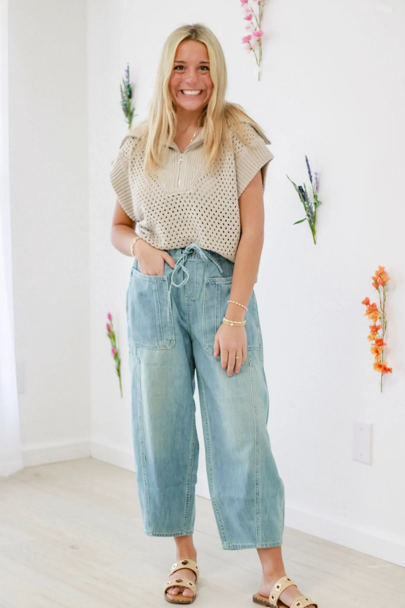 Free Spirit Half-Zip Sweater