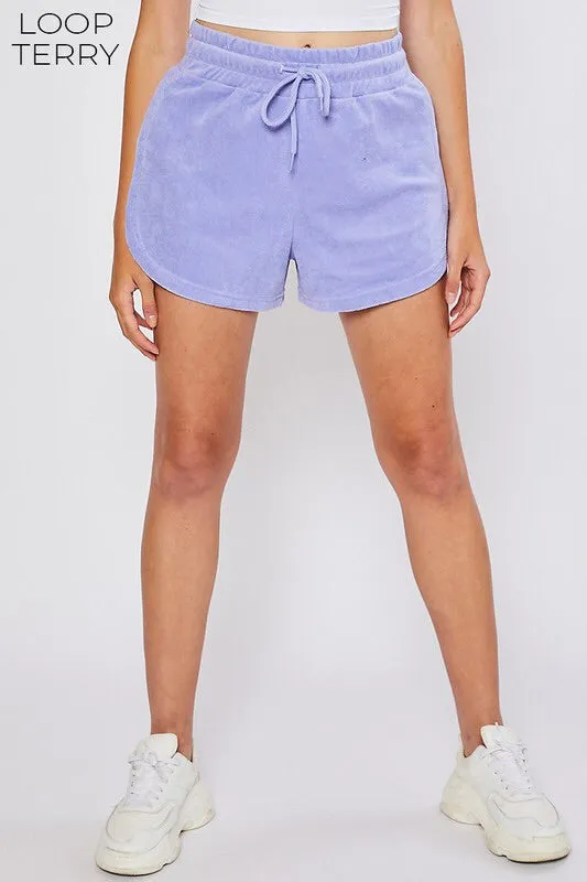 French Terry Sweatshirt & Shorts Lounge Set