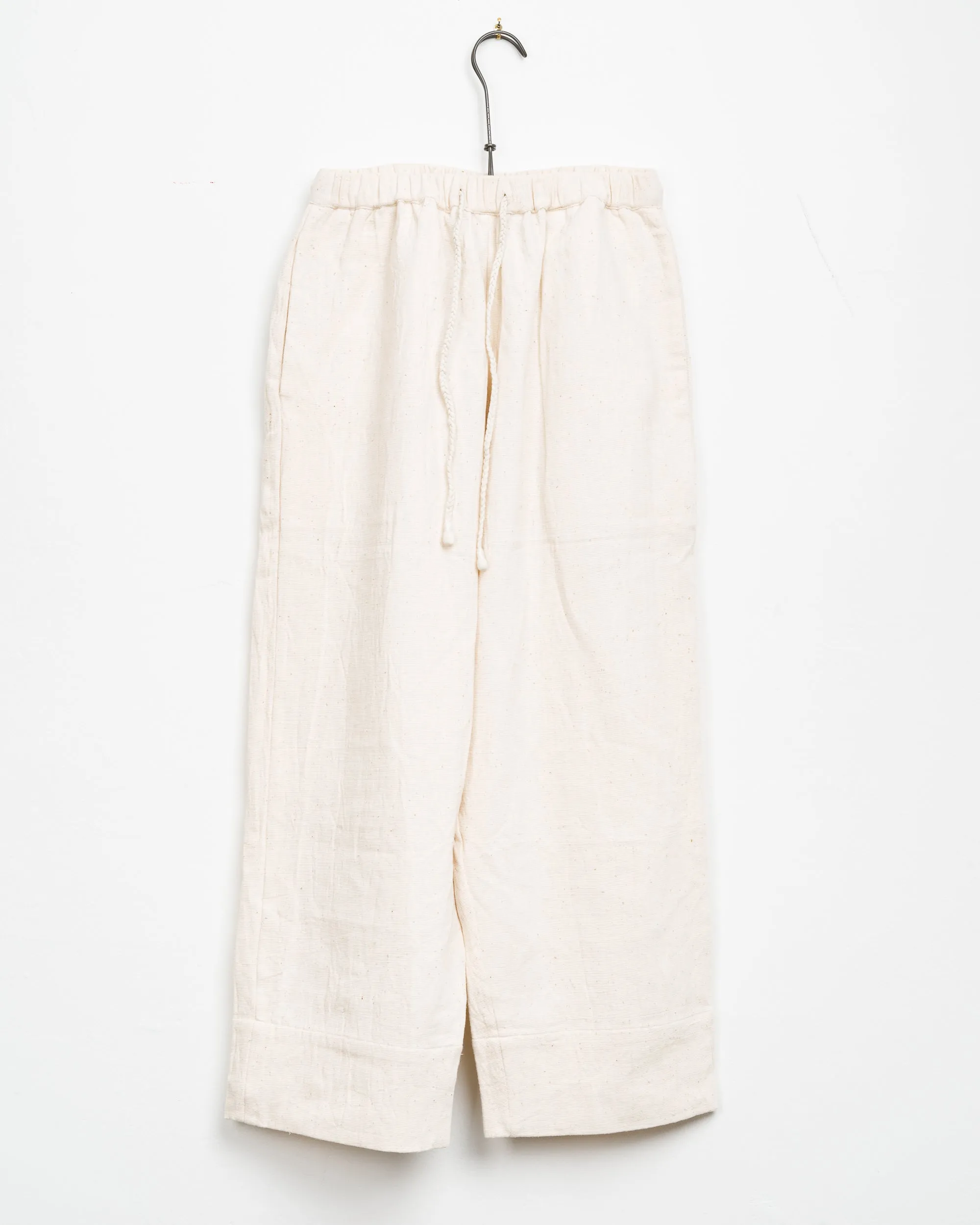 Garima Pant in Natural Stripe Honeycomb