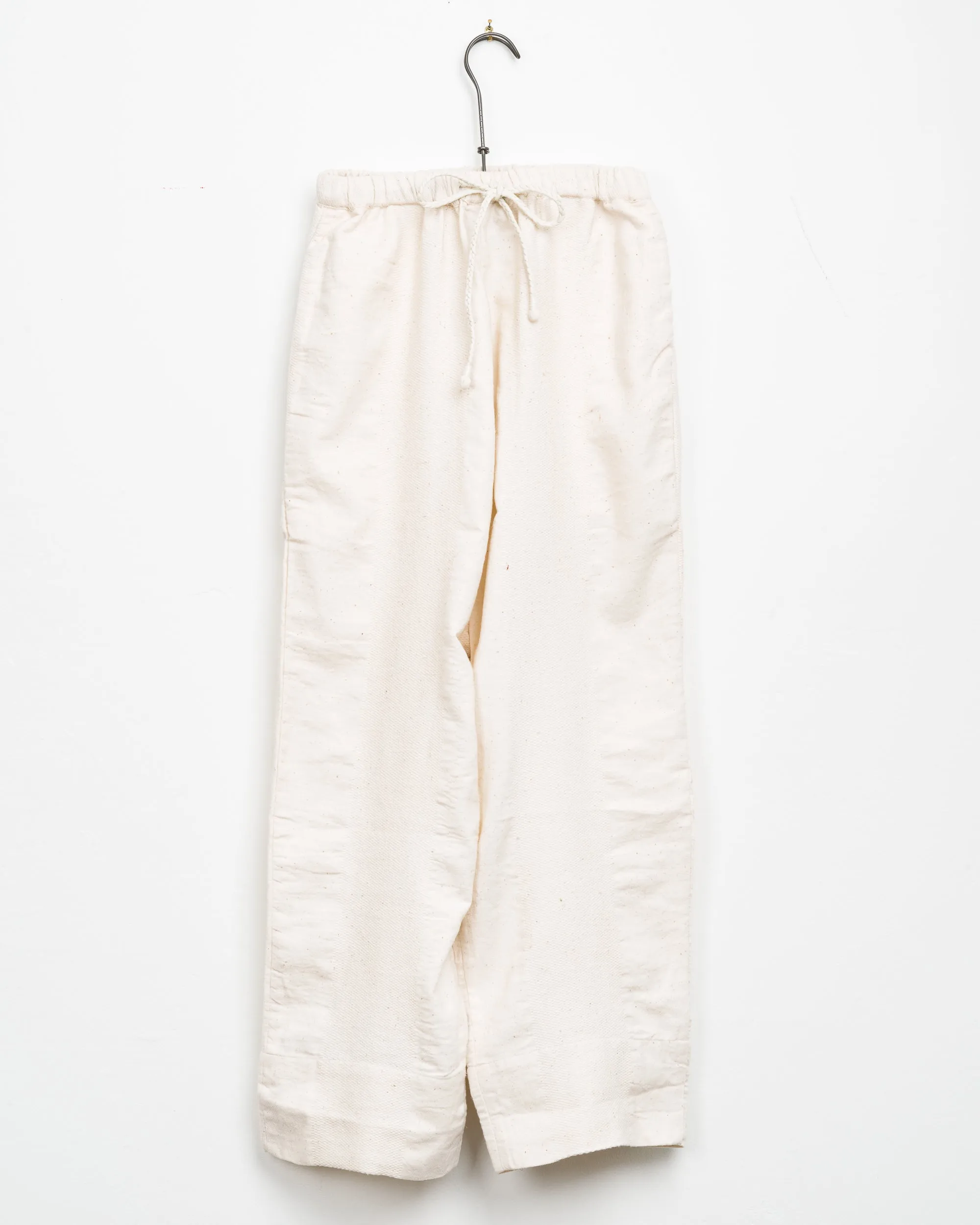 Garima Pant in Natural Stripe Honeycomb