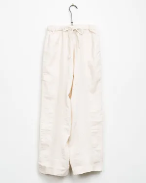 Garima Pant in Natural Stripe Honeycomb