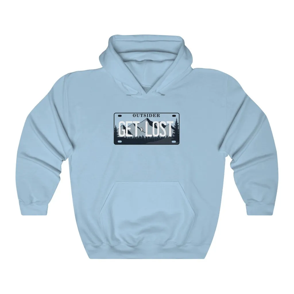Get Lost License Plate Hoodie