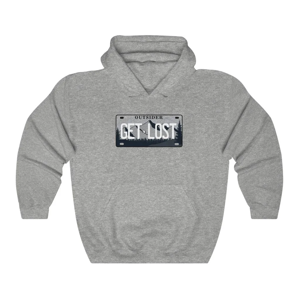 Get Lost License Plate Hoodie