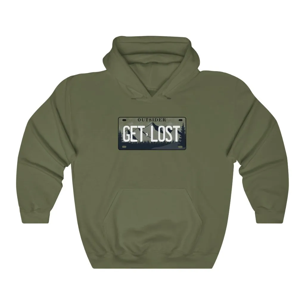 Get Lost License Plate Hoodie
