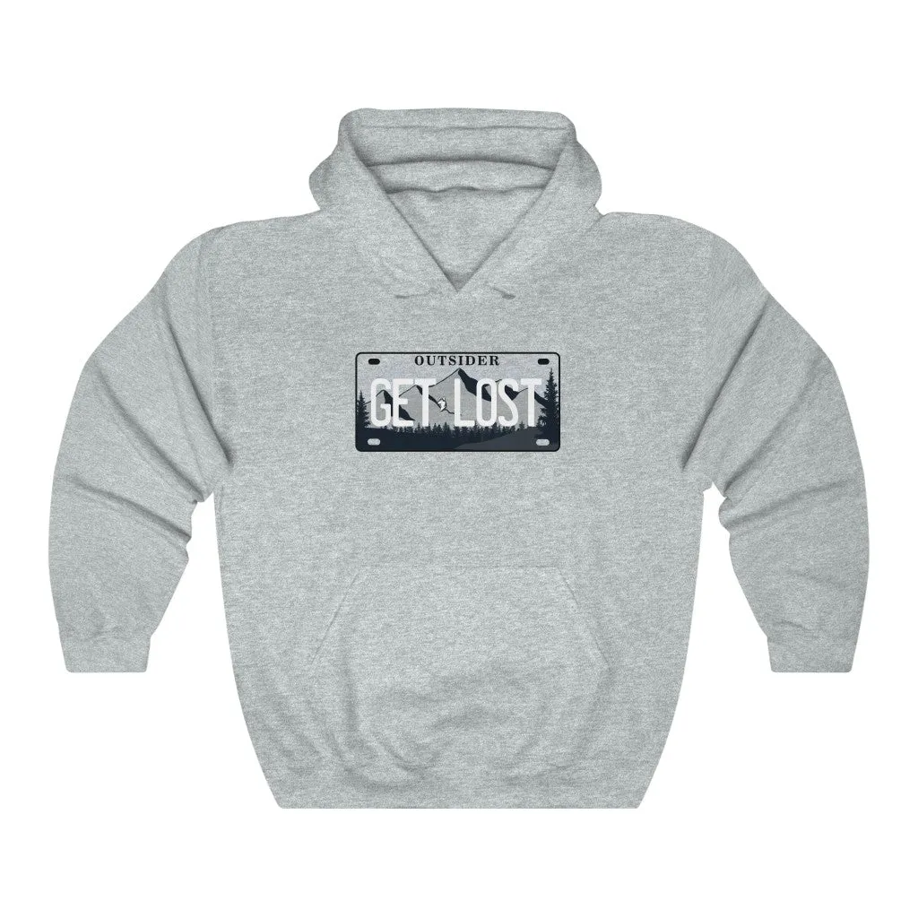 Get Lost License Plate Hoodie