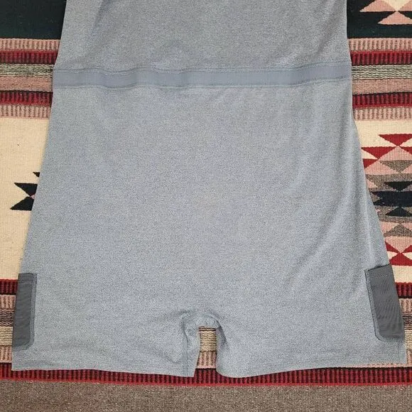 Girlfriend Collective Naomi Workout Athletic Dress Plus Sz 5X Ash Gray SFP 50 
