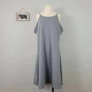 Girlfriend Collective Naomi Workout Athletic Dress Plus Sz 5X Ash Gray SFP 50 