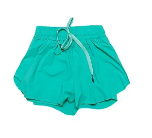 Girls Butterfly Shorts - Teal