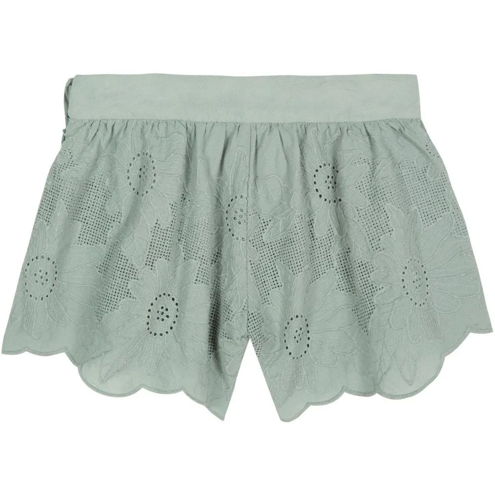 Girls Green Shorts