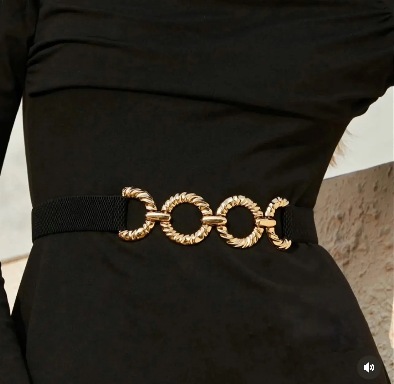 Gold Loop Waist Belt