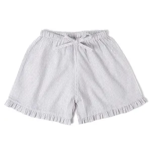 Grace Stripey Shorts Grey