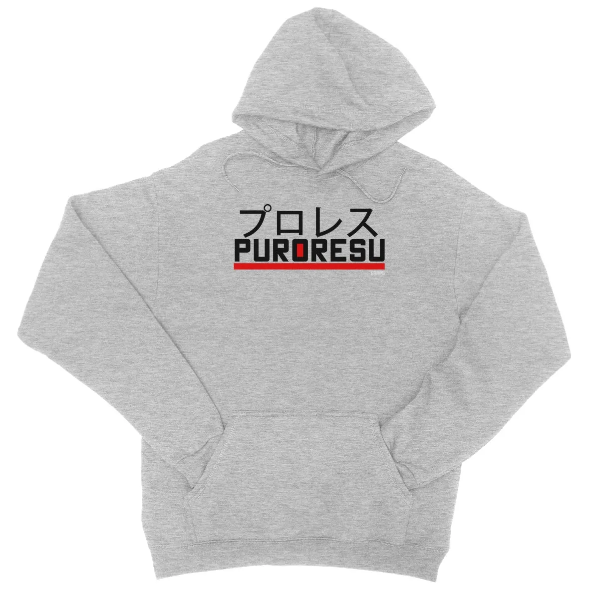 GRAPS X PURORESU Black College Hoodie