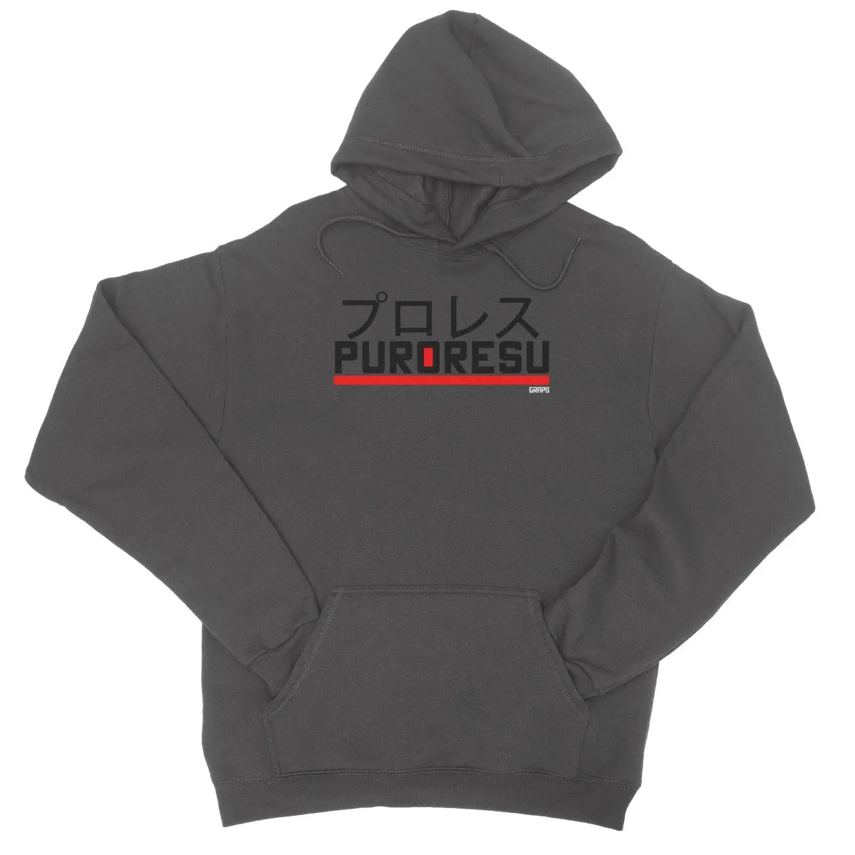 GRAPS X PURORESU Black College Hoodie