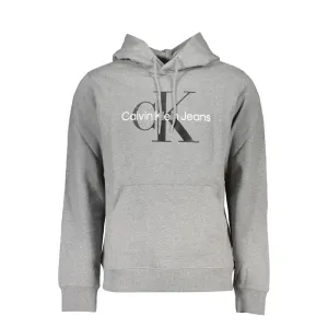 Gray Cotton Men Sweater