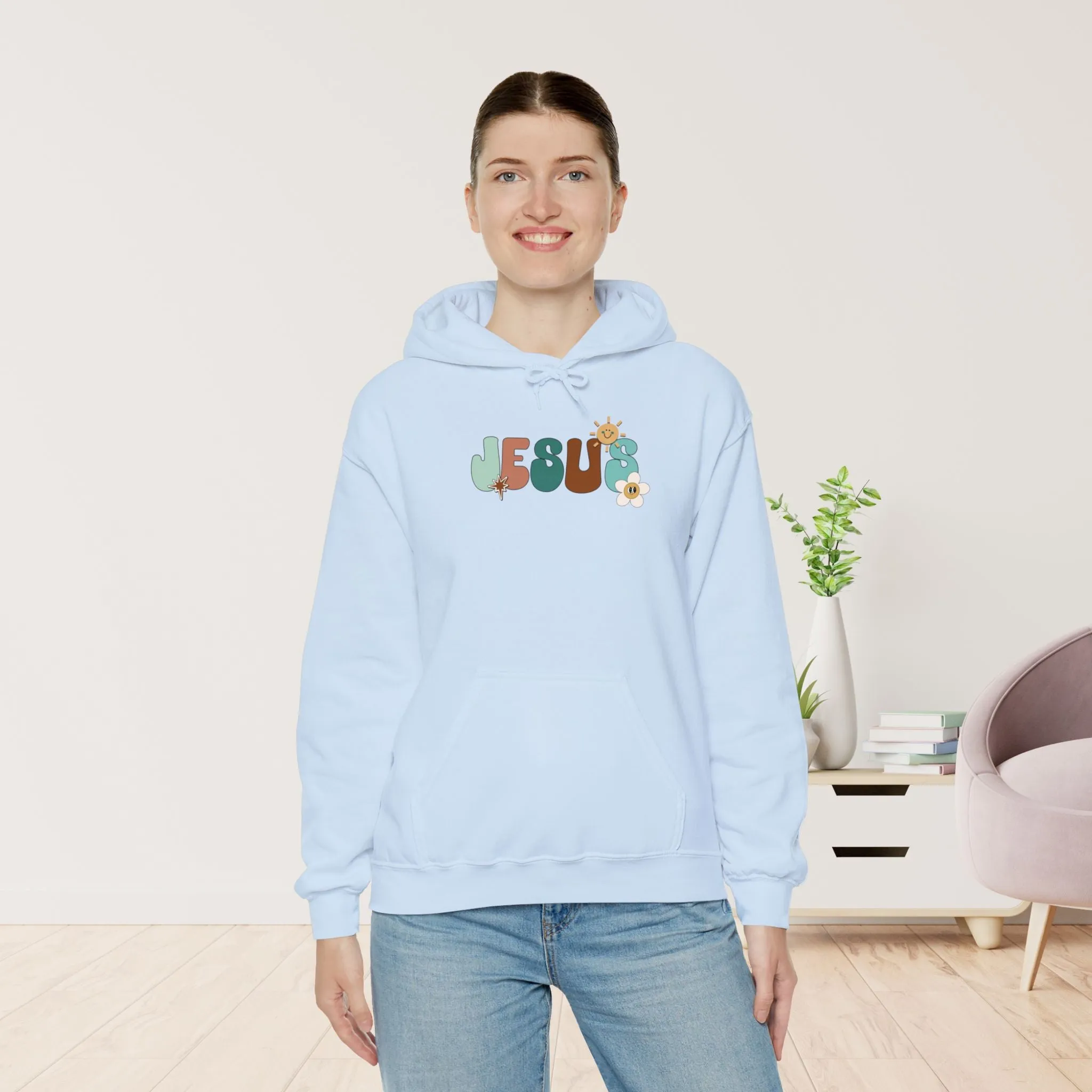 Green Jesus is the Way John 14:6 Bible Verse Christian Hoodie