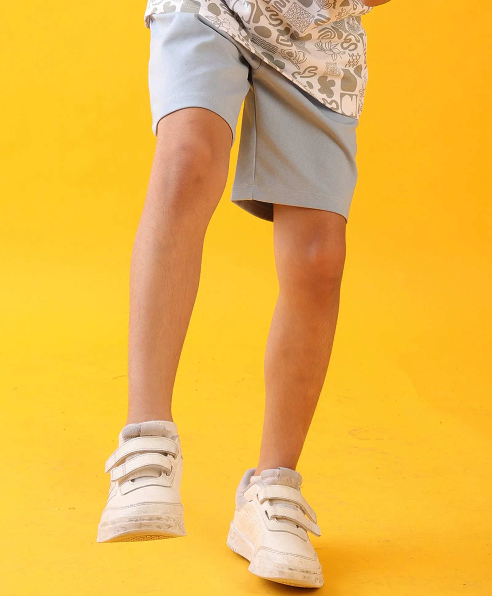 GREY ASH SUMMER BOYS SHORTS - GREY