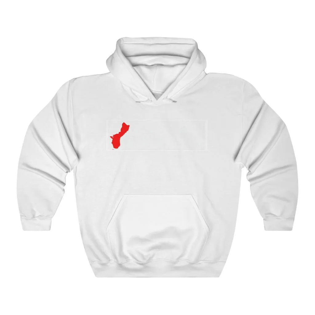 GUAM GPS Longitude Latitude Unisex Heavy Blend™ Hooded Sweatshirt