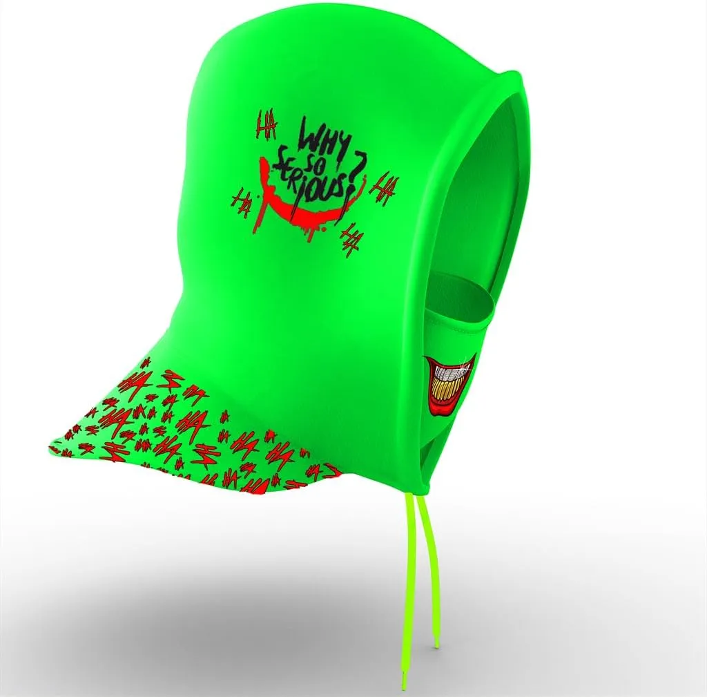 HaHa Cooling Towels Swag Hoodies - Pullover with Face Mask, Adjustable Drawstring - Versatile Sportswear for Summer Seasons