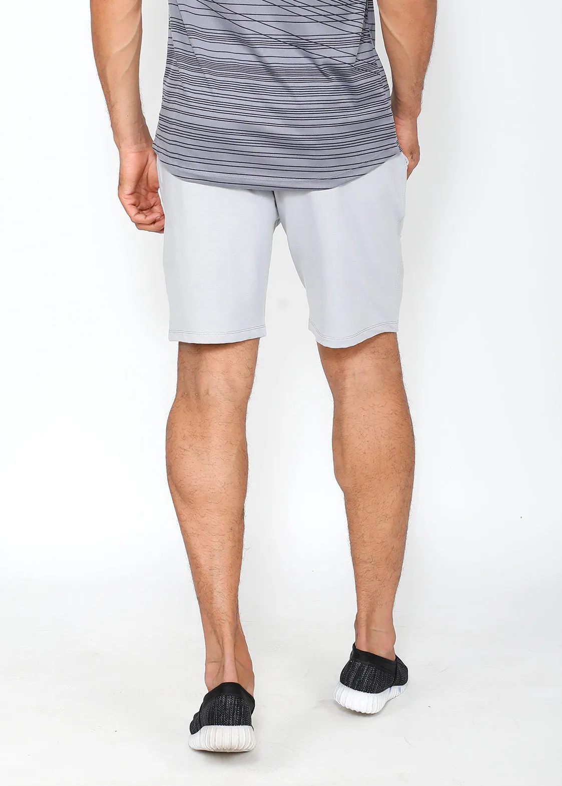 Harbor Grey Soft Terry Shorts