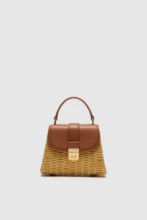 Hazelwood Small Wicker Avenue Bag
