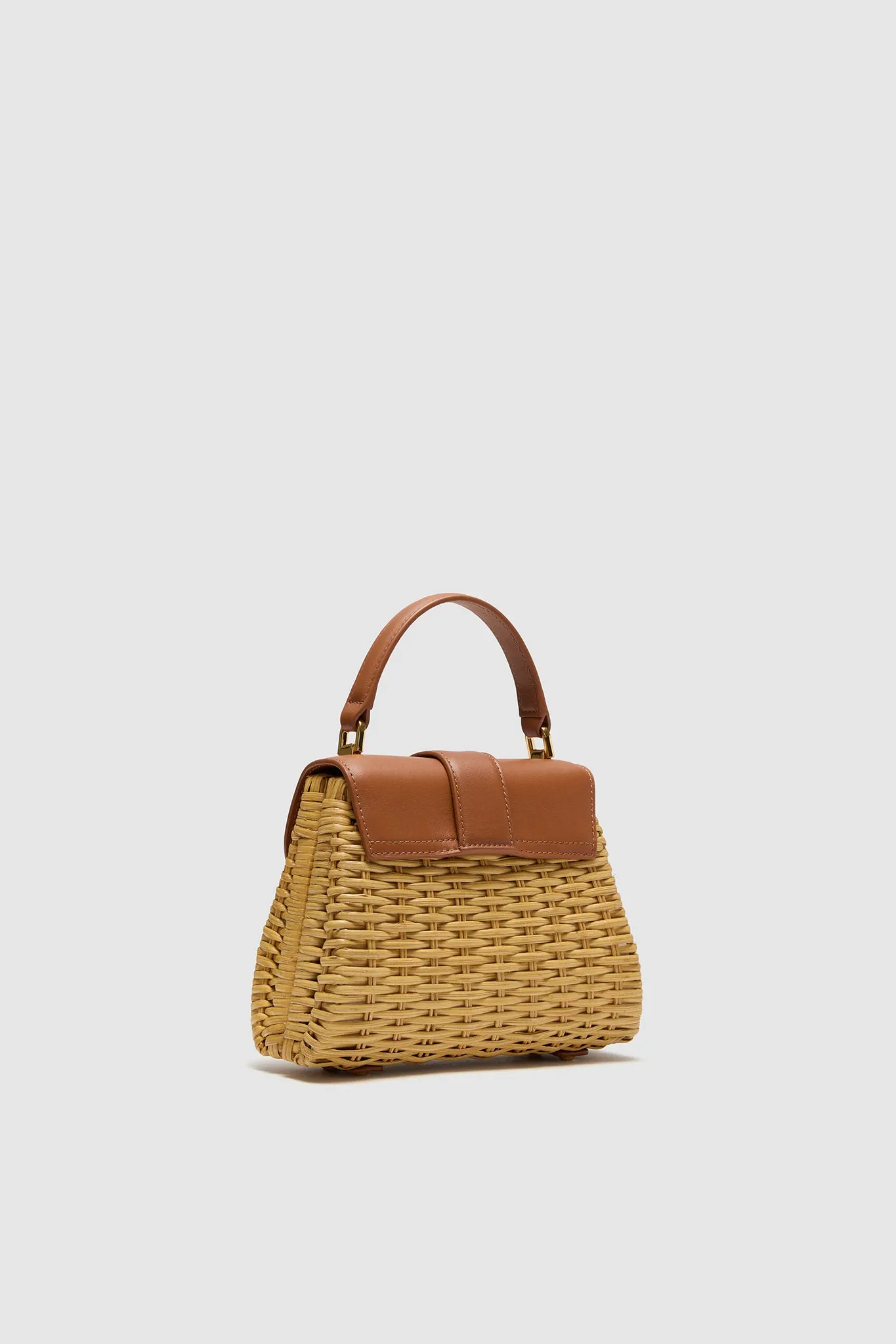Hazelwood Small Wicker Avenue Bag