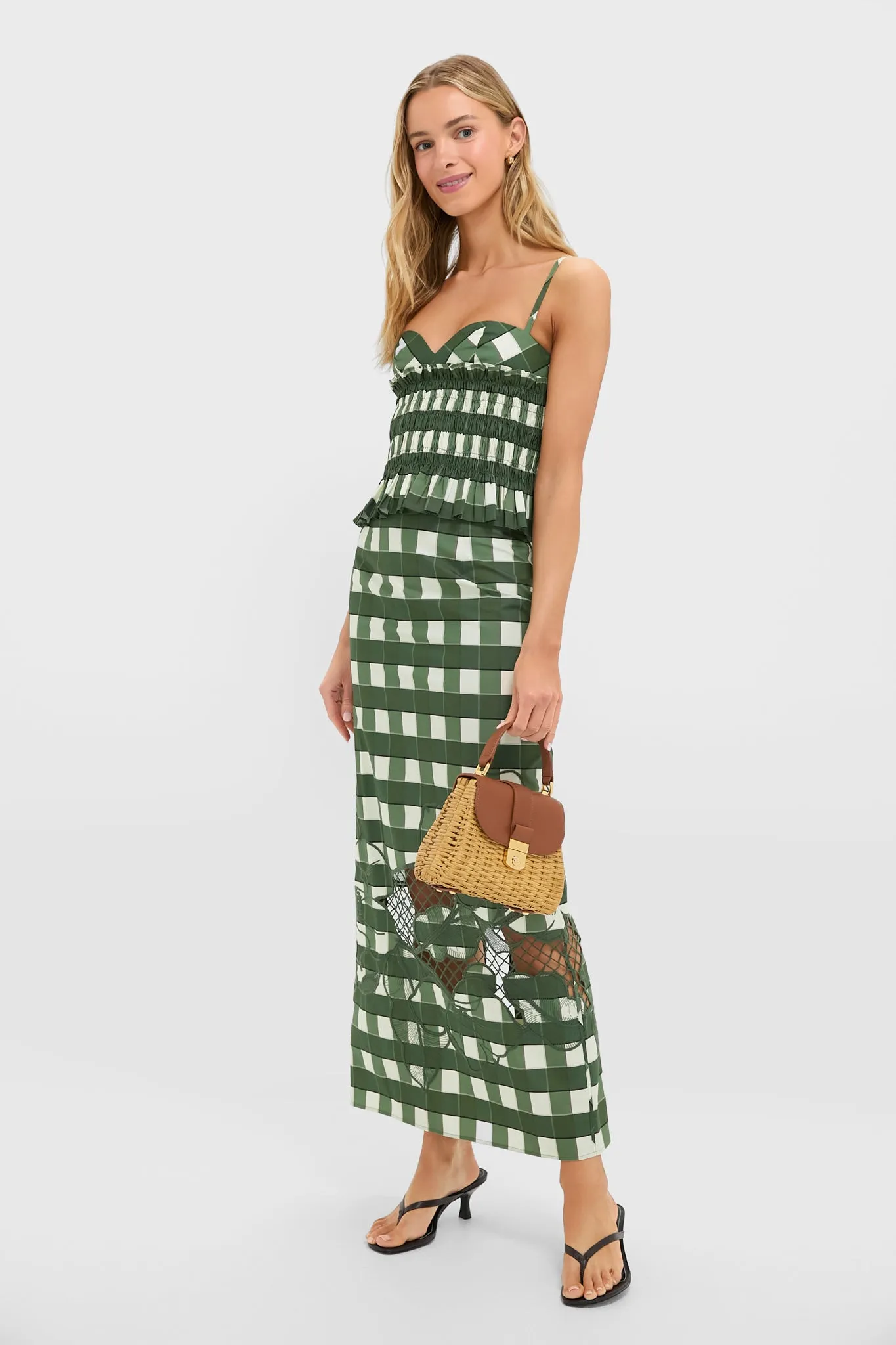 Hazelwood Small Wicker Avenue Bag