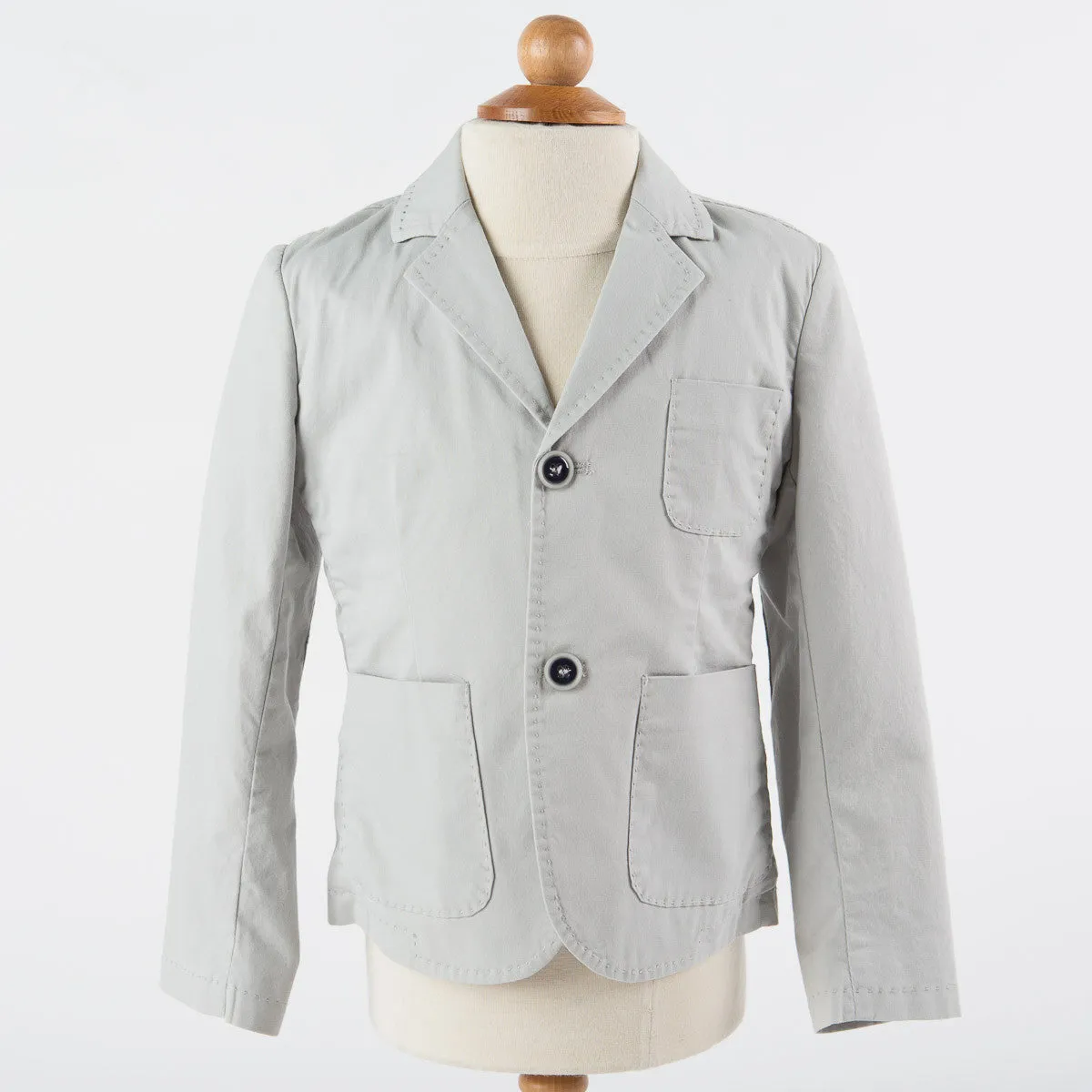 Heach Junior by Silvian Heach - Boys Cotton Summer Berlini Blazer, Grey