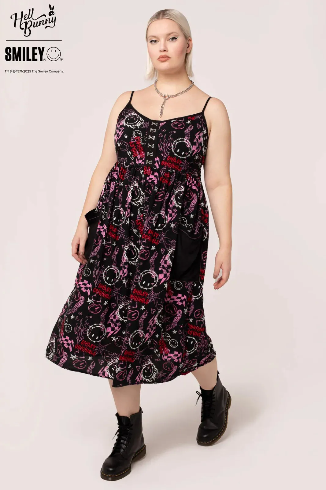 Hell Bunny X Smiley® Riot Dress
