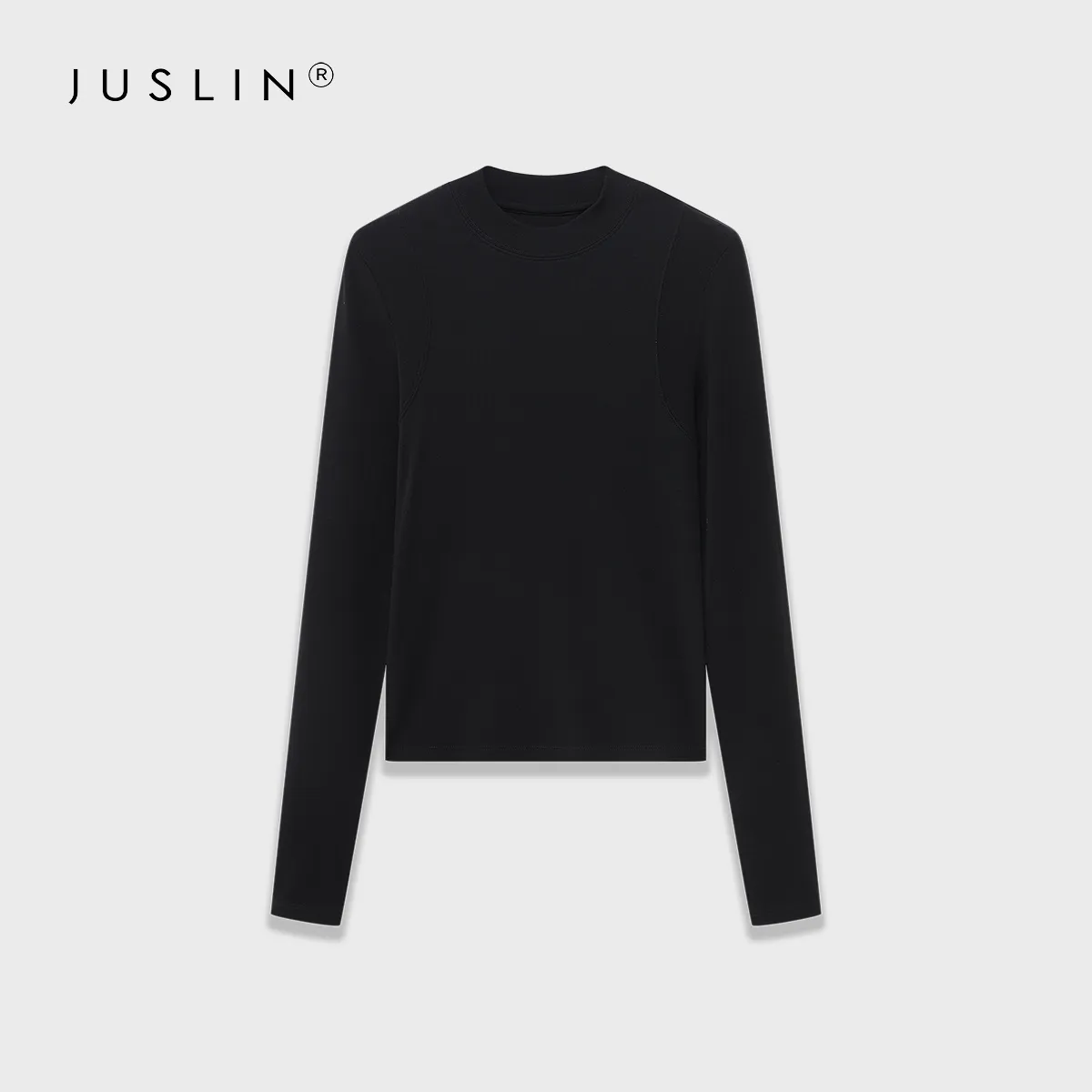 High Elastic Turtleneck Sweater
